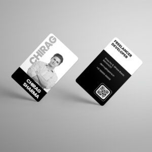 Business Card for instant sharing | QR Support | NFC-enabled | PVC base