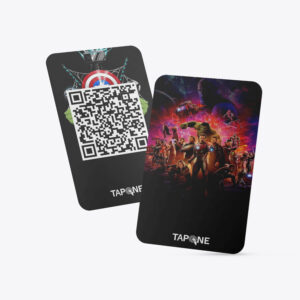 Avenger – Superhero Visiting Card | QR support | NFC-enabled | PVC base