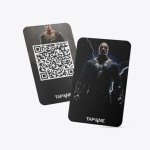 Black Adam – Superhero Visiting Card | QR support | NFC-enabled | PVC base