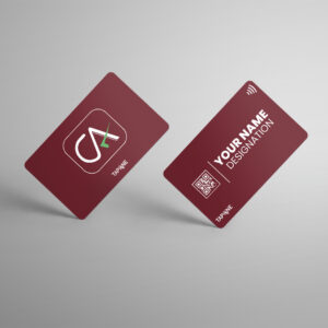 CA Card -Professional Business Card | NFC-enabled | PVC base | QR Support