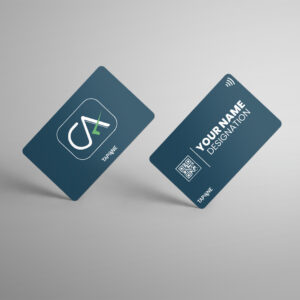 CA Card -Professional Business Card | NFC-enabled | QR Support | PVC base