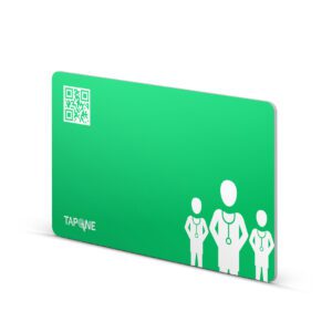 Doctor Card – Digital Visiting Card | QR Support | NFC-enabled | PVC base