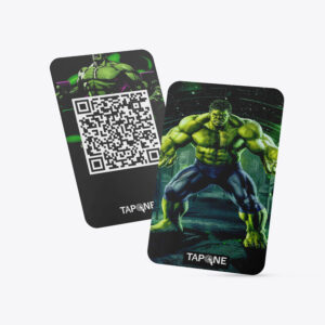 Hulk – Superhero Visiting Card | QR Support | NFC-enabled | PVC base