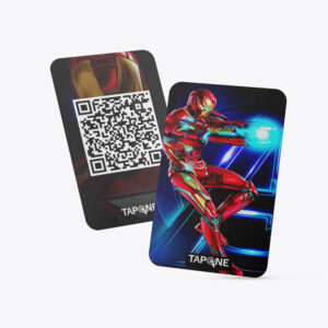 Ironman Card – Superhero Visiting Card | QR support | NFC-enabled | PVC base