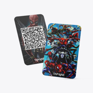 Spiderman – Superhero Visiting Card | QR support | NFC-enabled | PVC base